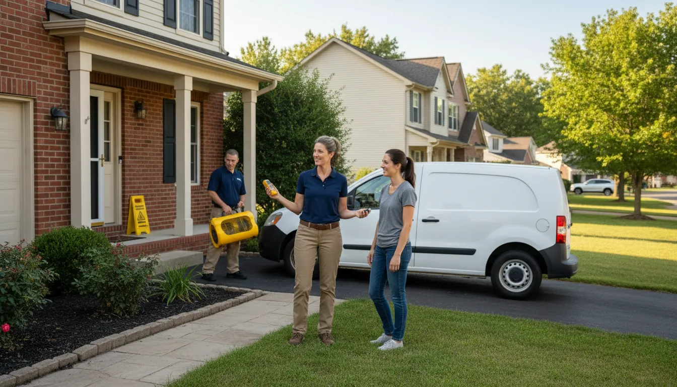 Water restoration image for Home Water Damage Repair in Warwick, MD